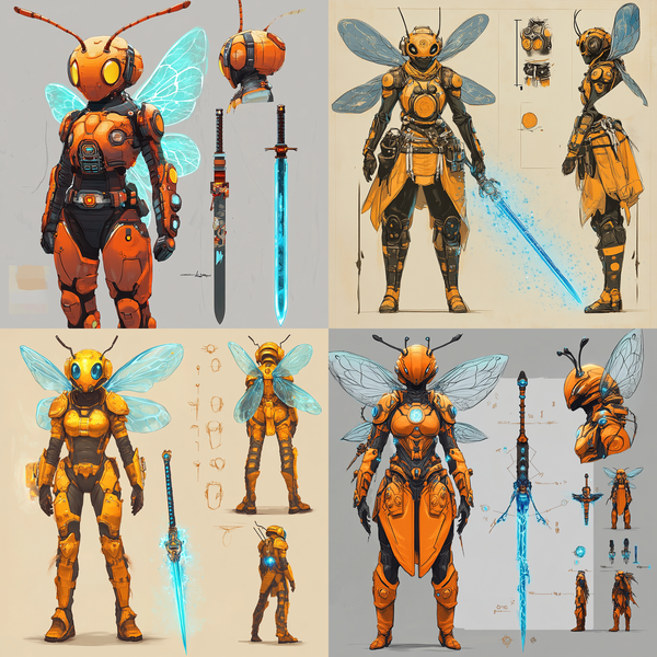 拟人女战士