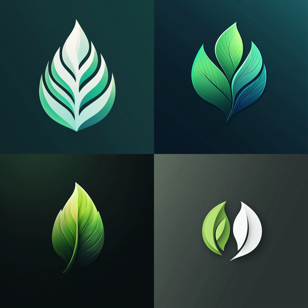 自然主题的环保Logo
